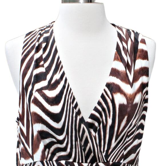 Classiques Entier Women's Sexy Silk Tank Top Animal Print Size M - Picture 2 of 11